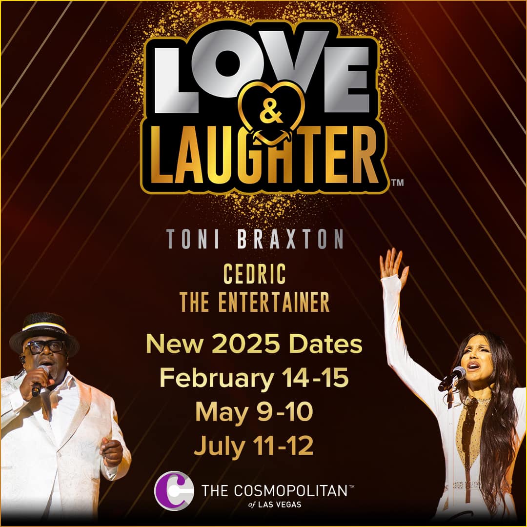 Cedric the Entertainer Love & Laughter Tour Poster 2025